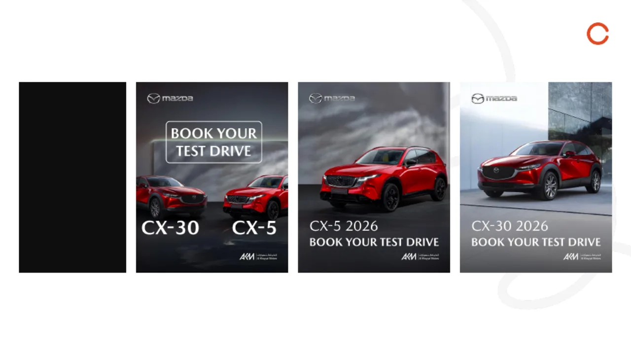 Mazda CX-30 and CX-5 campaign visual